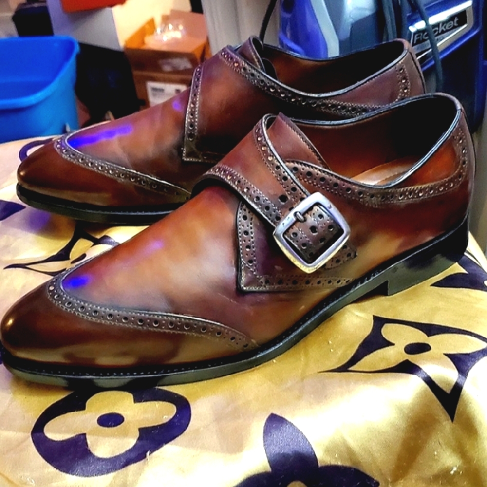 Bontoni fabuloso leather monkstraps